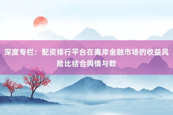 深度专栏：配资排行平台在离岸金融市场的收益风险比结合舆情与数