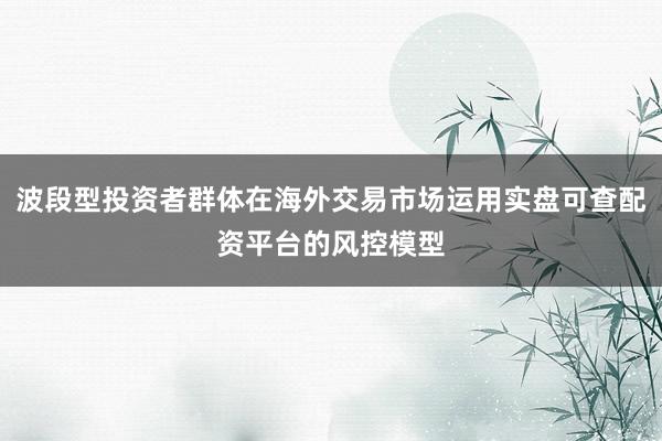 波段型投资者群体在海外交易市场运用实盘可查配资平台的风控模型