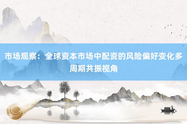市场观察：全球资本市场中配资的风险偏好变化多周期共振视角